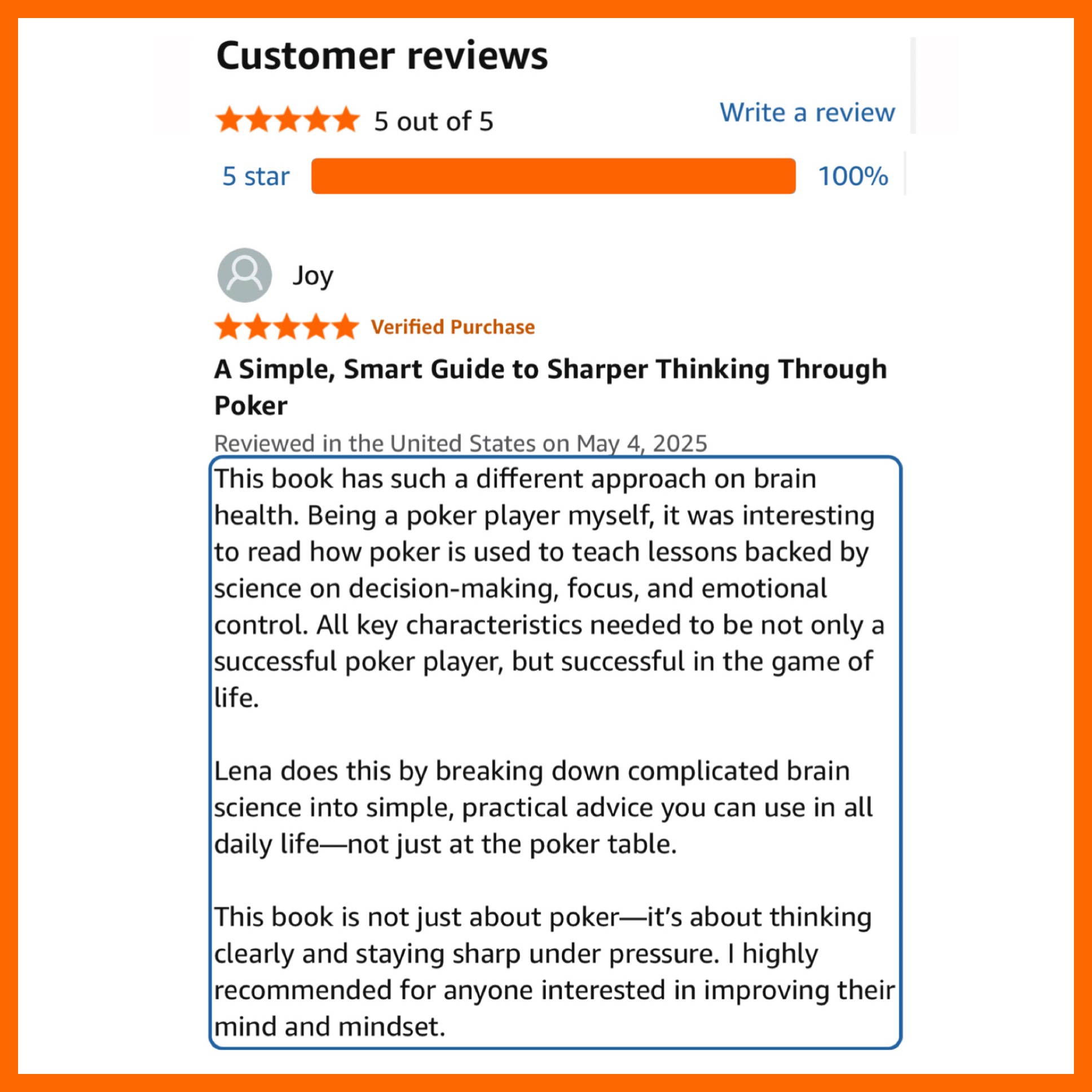 Five Star Review